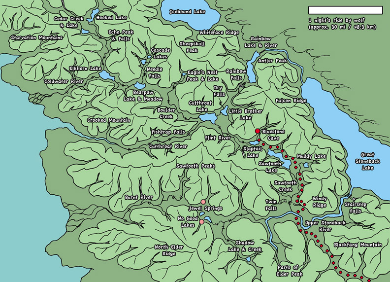 Bluestone Cave Region